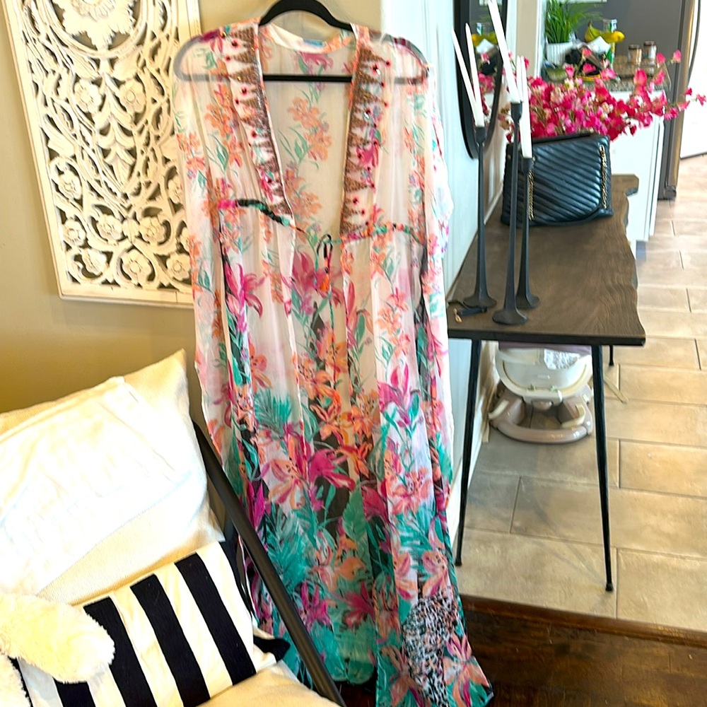 River.Island Bejeweled Swim Coverup